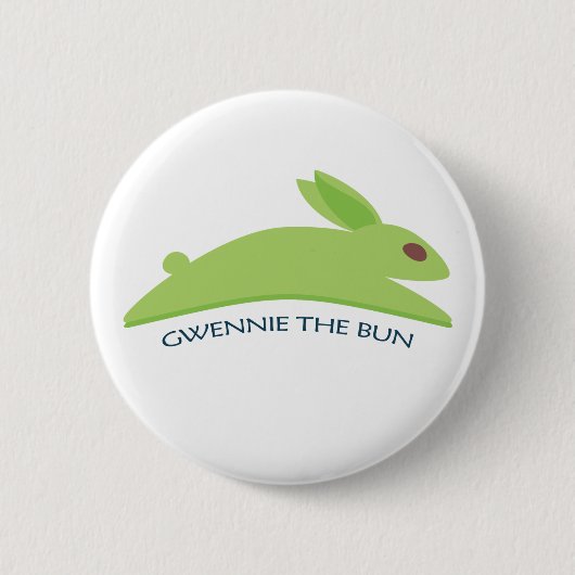 Gwennie The Bun Button (Vorderseite)