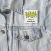 Gwennie The Bun: Gwen mit Karotten Button (Beispiel)