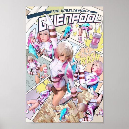 Gwenpool PATLOIKA Collaboration Poster (Vorne)