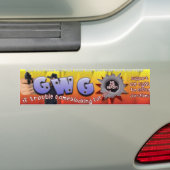 GWG - MÄDCHEN MIT EINEM GUN-AUTOAUFKLEBER AUTOAUFKLEBER (Auf Auto)
