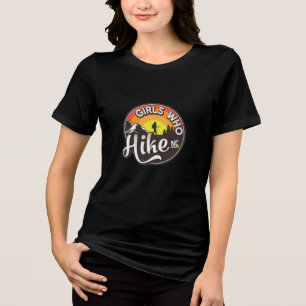 GWHNC kurzarm Retro-Logo Tri-Blend Shirt