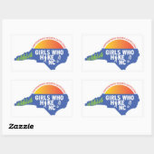 GWHNC Retro-Aufkleber Rechteckiger Aufkleber (Blatt)