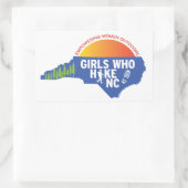 GWHNC Retro-Aufkleber Rechteckiger Aufkleber (Tasche)