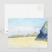 Gwithian Beach - Cornwall Postkarte (Vorne/Hinten)
