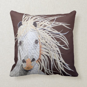 Gwnndelyn, Waliser-Pony-Collagen-Kissen Kissen