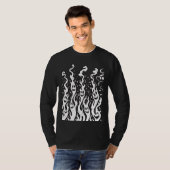 Gwosts Flames Men's Long Sleeve T-Shirt (Vorne ganz)