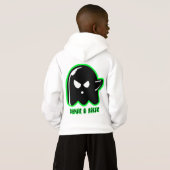 Gwosts Gamer & Biker Kid's Hoodie (Schwarz voll)