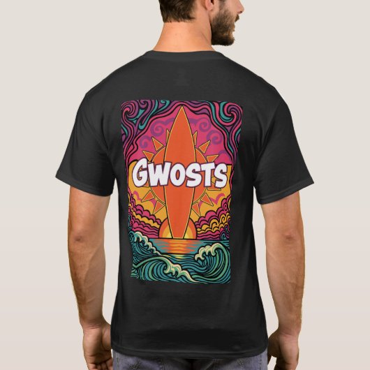 Gwosts Psychedelic  T-Shirt (Rückseite)