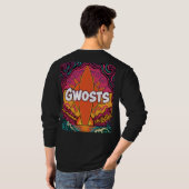 Gwosts Psychedelisch T-Shirt (Schwarz voll)