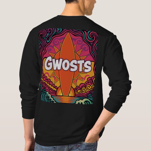 Gwosts Psychedelisch T-Shirt (Rückseite)