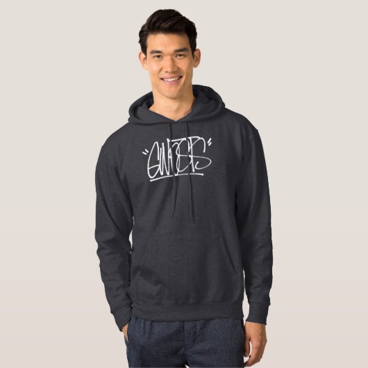 Gwosts Scribble Tag Pullover Kapuzenpullover (Vorne ganz)