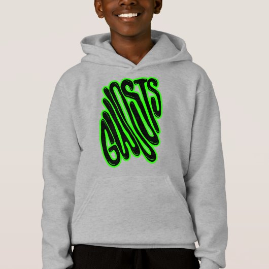 Gwosts Stretched Kid's Hoodie (Vorderseite)