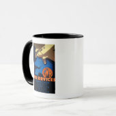 GWR Air Services Vintag PosterEurope Tasse (Vorderseite Links)