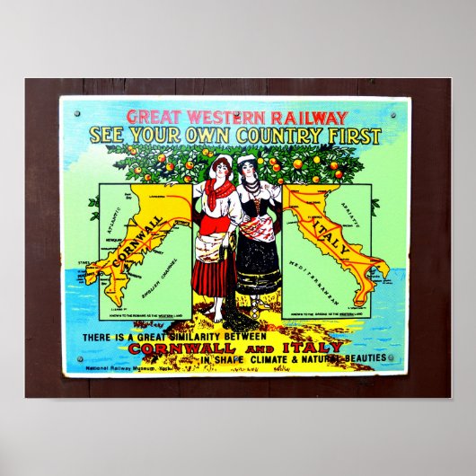 GWR zuerst Ihr Land sehen Poster (Vorne)