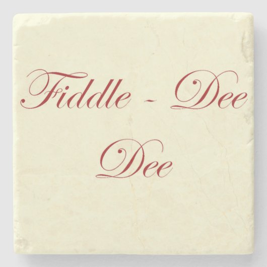 GWTW Fiddle dee de quote Untersetzer (Vorderseite)