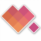 GWWC Logo Custom Cut Vinyl Sticker (Vorderseite)