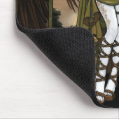 Gwyneth Drachehuntress-Engels-Fee Mousepad (Ecke)