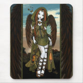 Gwyneth Drachehuntress-Engels-Fee Mousepad (Vorne)
