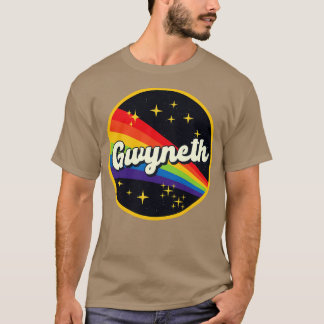 Gwyneth Rainbow in Space Vintag Style T-Shirt