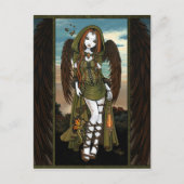 Gwyneth Sunset Dragon Lantern Angel Postcard Postkarte (Vorderseite)