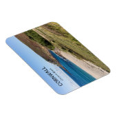 Gwynver Strand in Cornwall, England Magnet (Rechte Seite)