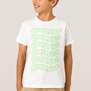 @gyattrice Logo Pastel Green Kid T-Shirt
