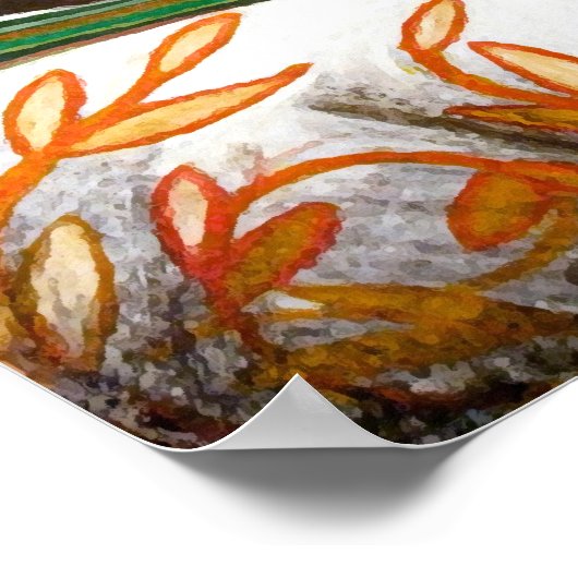 Gye Nyame Adinkra - OmninnerG von Mansa Pryor Poster (Ecke)