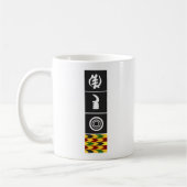 Gye Nyame Adinkra Symbol Coffee Tasse (Links)