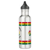 Gye Nyame FEAR NUR GOD Christlich Ghana Edelstahlflasche (Rechts)