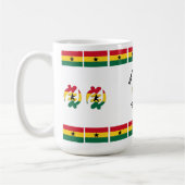 Gye Nyame FEAR NUR GOD Christlich Ghana Kaffeetasse (Links)