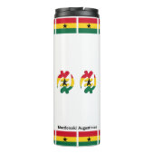 Gye Nyame FEAR NUR GOD Christlich Ghana Thermosbecher (Rückseite)