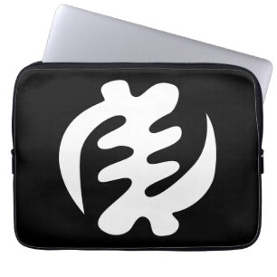 Gye Nyame Gott ist das höchste Adinkra-Symbol Laptopschutzhülle