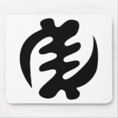 Gye Nyame | Gott ist das höchste Adinkra-Symbol Mousepad (Vorne)