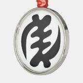 Gye Nyame | Gott ist das höchste Adinkra-Symbol Ornament Aus Metall (Links)
