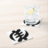 Gye Nyame | Gott ist das höchste Adinkra-Symbol Rechteckiger Pappuntersetzer (Vor Ort)