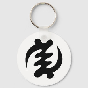 Gye Nyame   Gott ist das höchste Adinkra-Symbol Schlüsselanhänger
