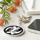 Gye Nyame | Gott ist das höchste Adinkra-Symbol Schlüsselanhänger (Seite)