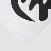 Gye Nyame | Gott ist das höchste Adinkra-Symbol Seidenpapier (Ausschnitt)