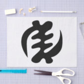 Gye Nyame | Gott ist das höchste Adinkra-Symbol Seidenpapier (Handwerk)