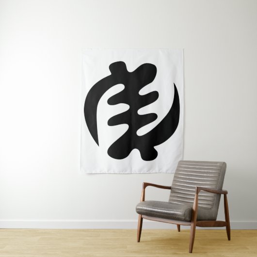 Gye Nyame | Gott ist das höchste Adinkra-Symbol Wandteppich (Beispiel)