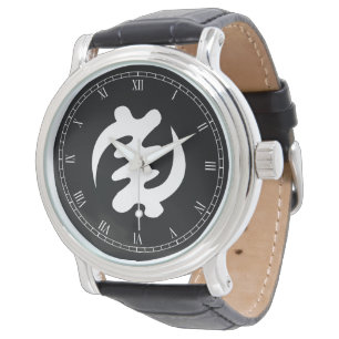 Gye Nyame   Gott ist das höchste Symbol Armbanduhr