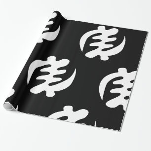 Gye Nyame Gott ist höchstes Adinkra-Symbol Geschenkpapier