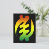 GYE NYAME POSTKARTE (Stehend Vorderseite)