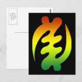 GYE NYAME POSTKARTE (Vorne/Hinten)