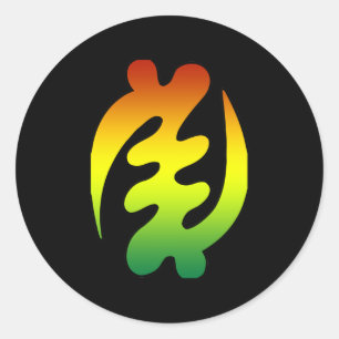 GYE NYAME RUNDER AUFKLEBER