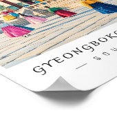 Gyeongbokgung Palace Korea Wall Art, Seoul Poster (Ecke)