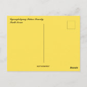 Gyeongbokgung Palace Security Seoul South Korea Postkarte (Rückseite)