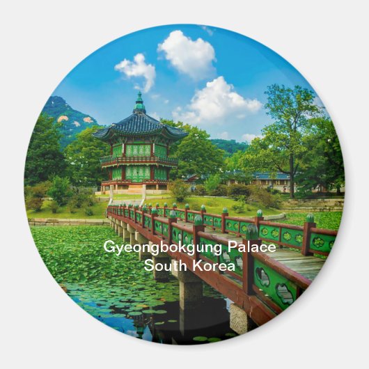 Gyeongbokgung Palace, Südkorea Magnet (Vorne)