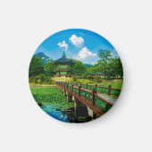 Gyeongbokgung Palace, Südkorea Magnet (Vorne)