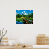 Gyeongbokgung Palace, Südkorea Poster (Küche)